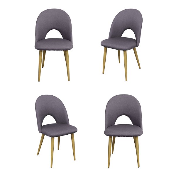Комплект из 4-х стульев Cleo коричневый Bradex Home FR 0530K