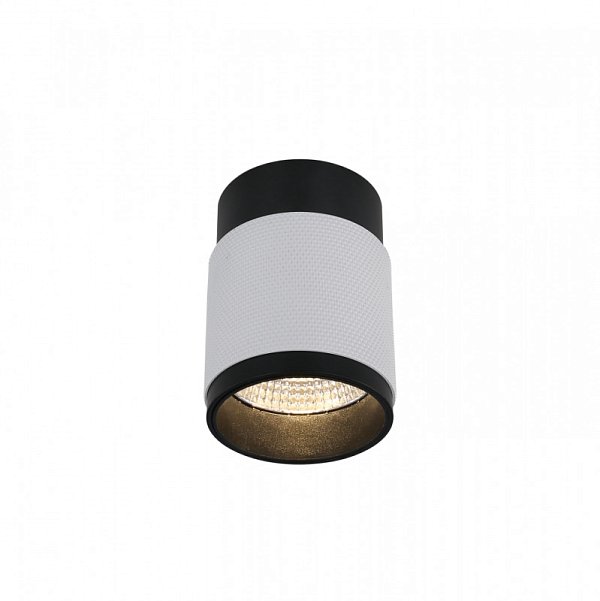 Накладной светильник iLedex 1955-10W-3000K-36 BK+WH