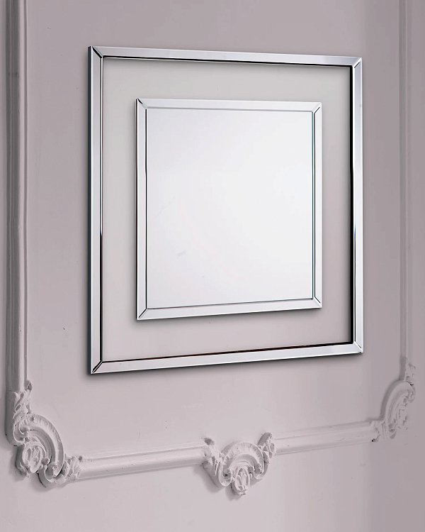 Квадратное зеркало в раме Карлсбад Louvre Home LHDWM091123SH