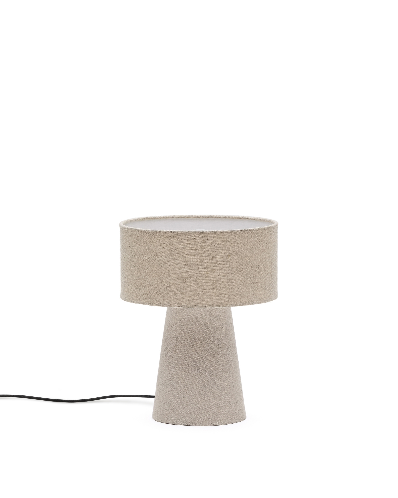 Настольная лампа Algaida серая ткань La Forma 193268