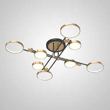 Потолочная люстра MARSA L8 Gold by ImperiumLoft