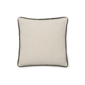Чехол для подушки бежевого цвета Ardit с черной полосой 45 x 45 La Forma (ex Julia Grup)