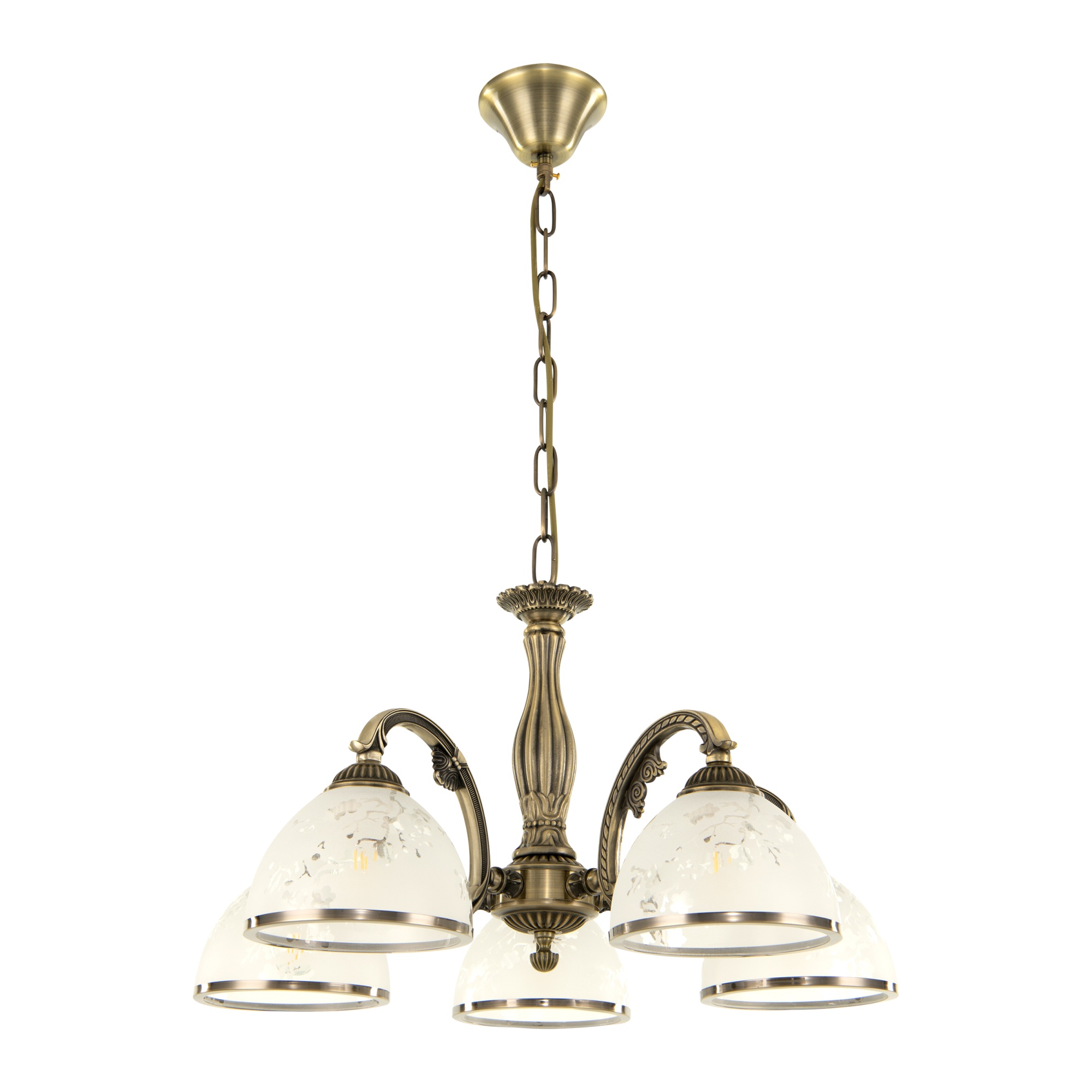 Люстра с плафонами 349737/5 AB Arte Milano