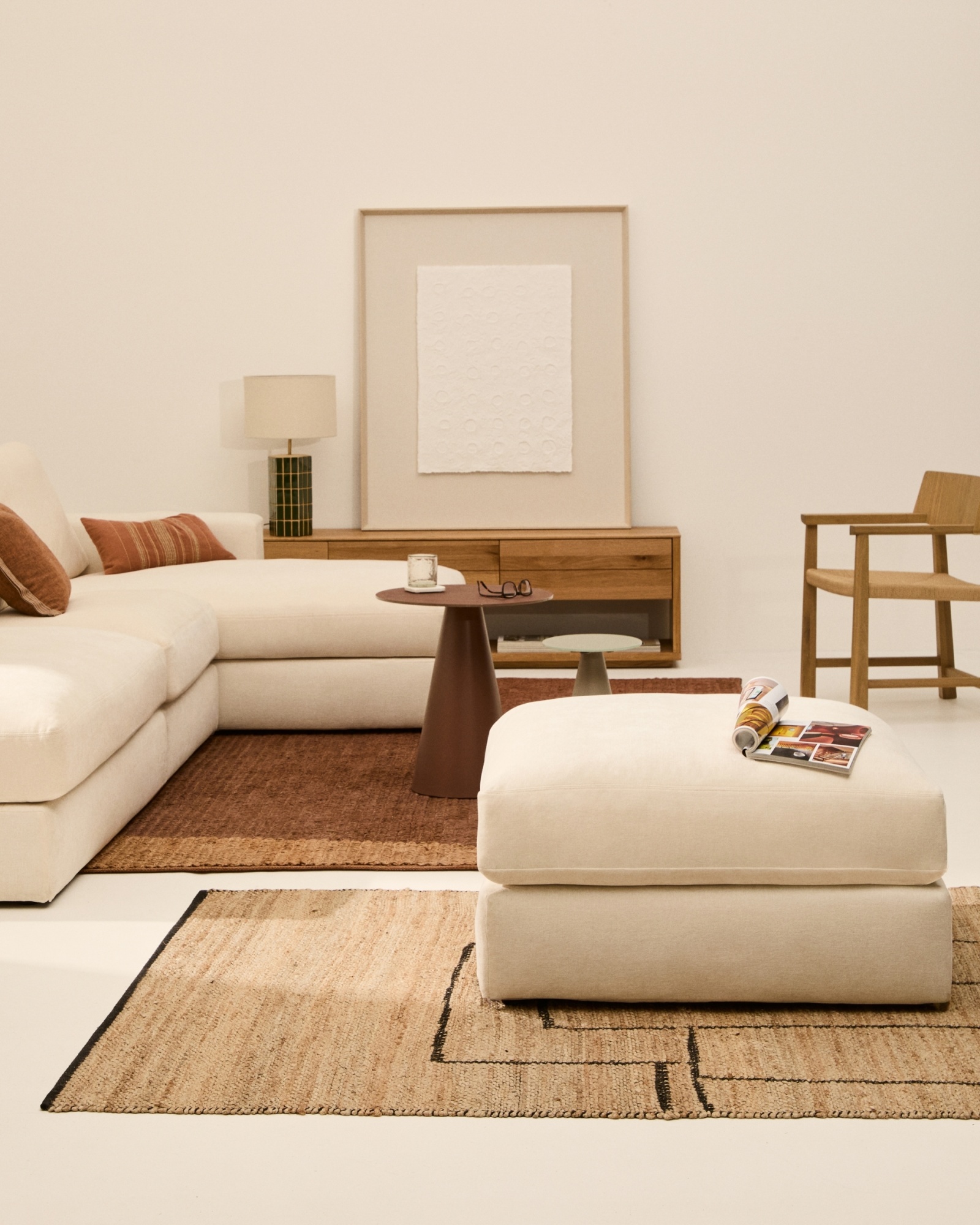 Пуф Alea со съемным чехлом 90 x 90 см La Forma (ex Julia Grup)