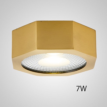 Точечный светильник MAUD D12 Brass 7W by ImperiumLoft