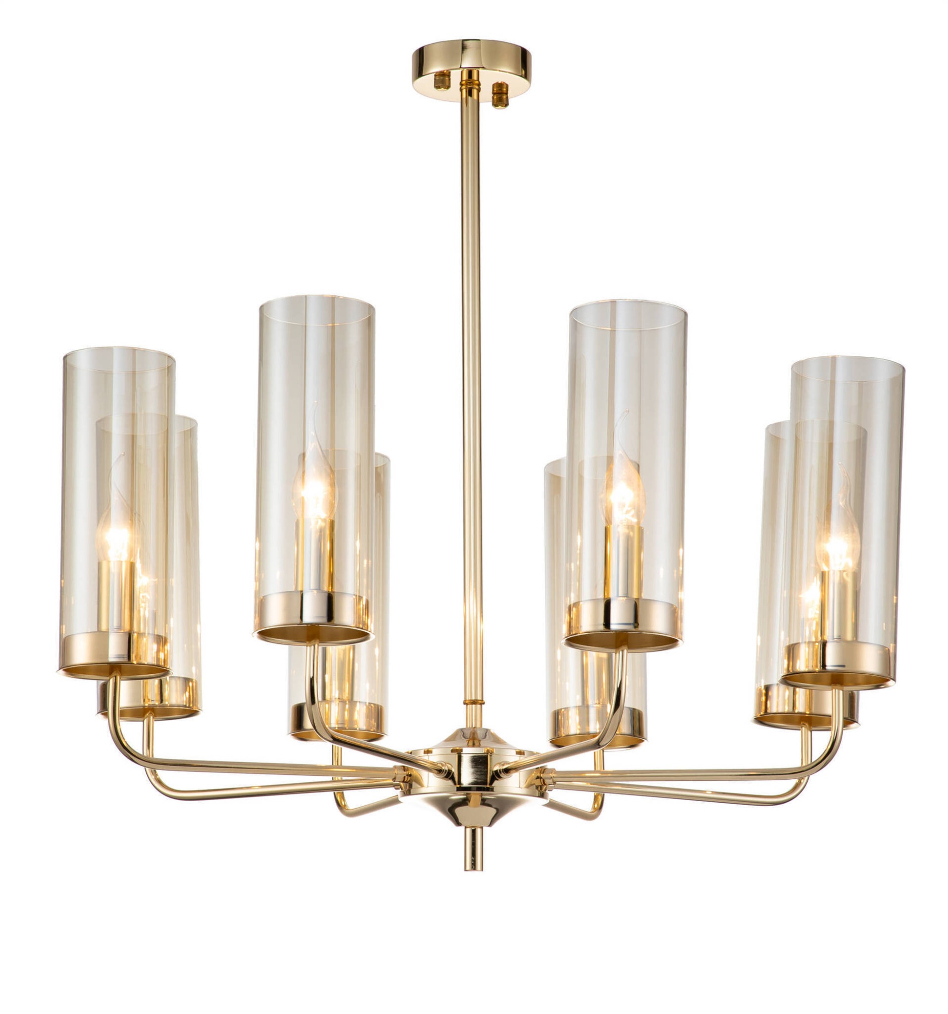 Потолочная люстра на штанге Moderli V10021-8P Metric