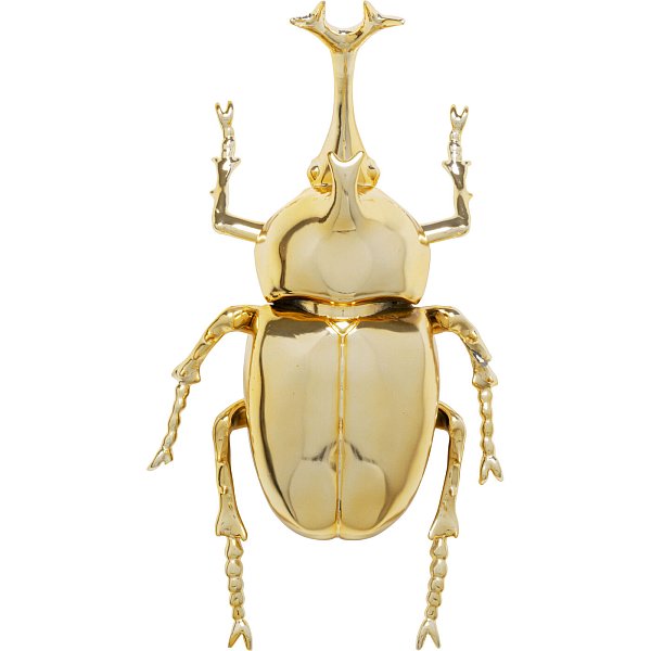 Украшение настенное Stag Beetle Gold 41cm KARE 57714