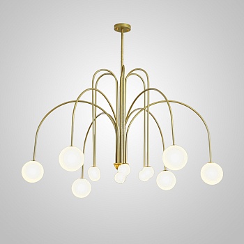 Потолочная люстра DAY L12 D100 Gold by ImperiumLoft