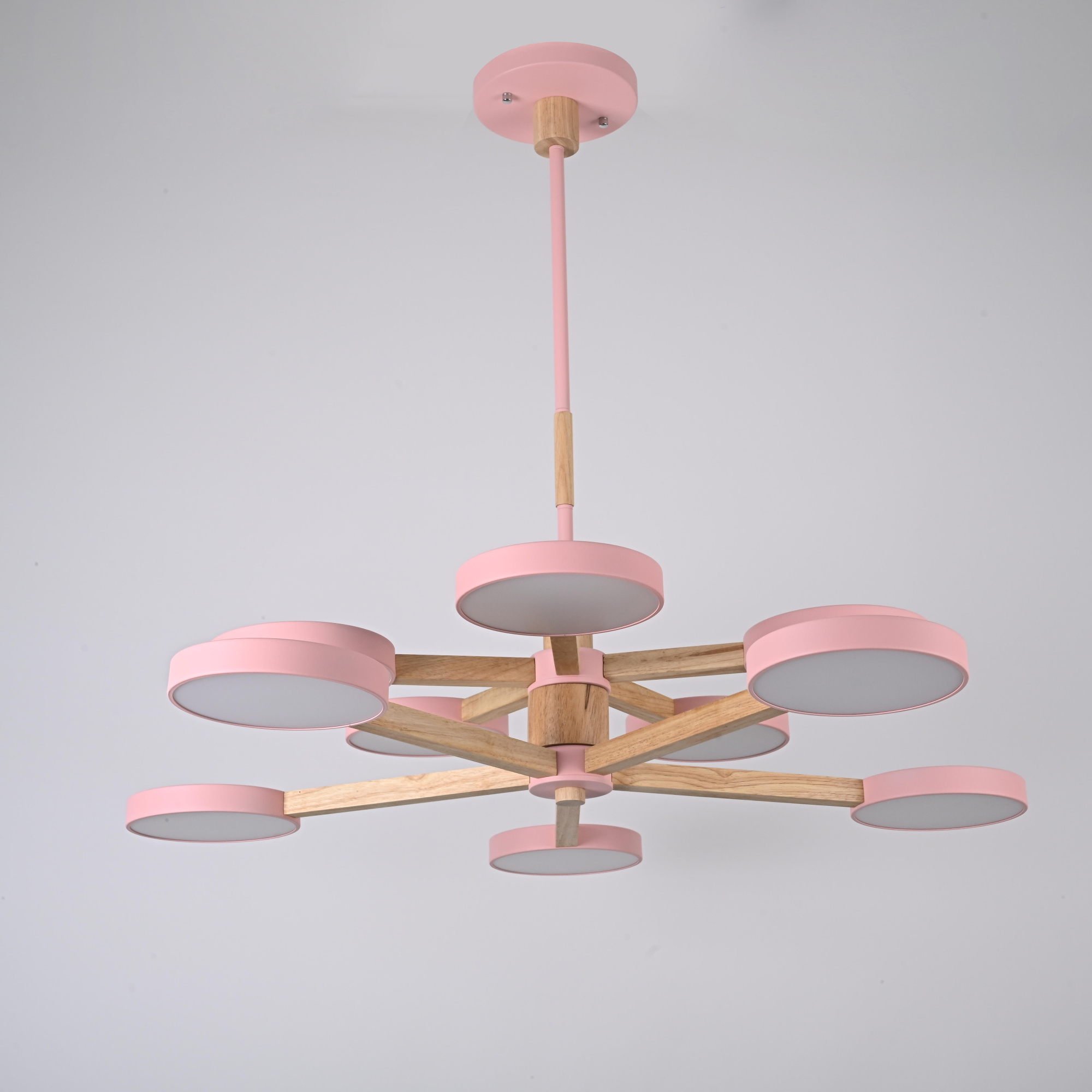 Подвесная люстра TURNA DBL L10 Pink by ImperiumLoft