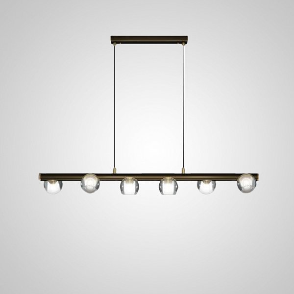 Подвесной светильник ILIANA LONG L102 Brass Black by ImperiumLoft