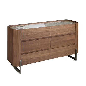 Комод 7151/437-C из ореха и керамики Angel Cerda