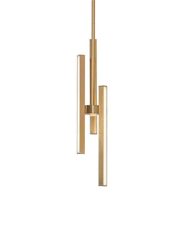 Золотой светодиодный подвес Дойл Louvre Home LHLPN050723XNP