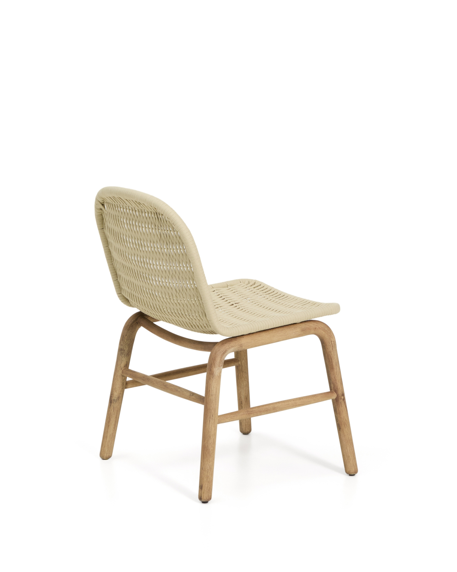 Уличный стул Alipa из массива акации и веревки цвета экрю La Forma 481347