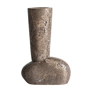 Ваза Ander высота 30 см из травертина Vical