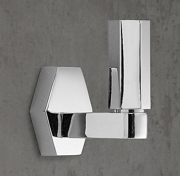 Крючок Restoration Hardware Lambeth Hex. Small Polished Chrome
