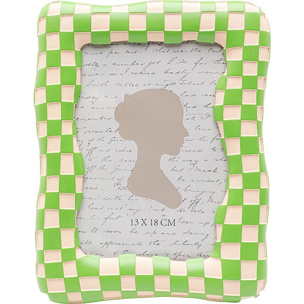 Фоторамка  Checker Green 13x18cm KARE 57389