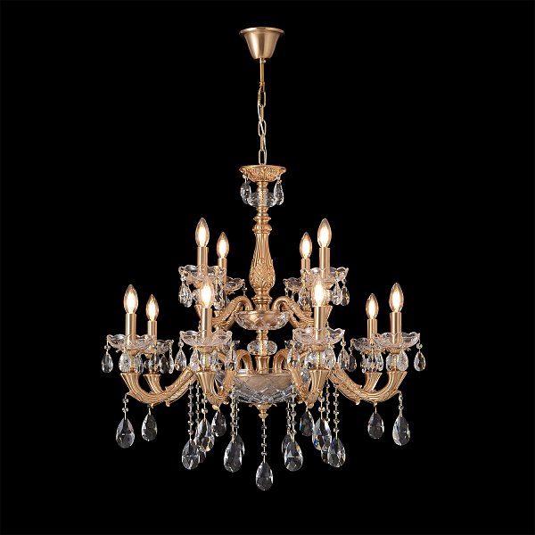 Люстра Crystal Lux ELIZABETH SP8+4 BRASS