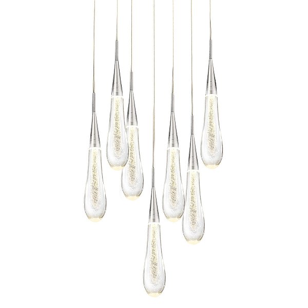 Подвесной светильник  Delight Collection Pour 7 silver
