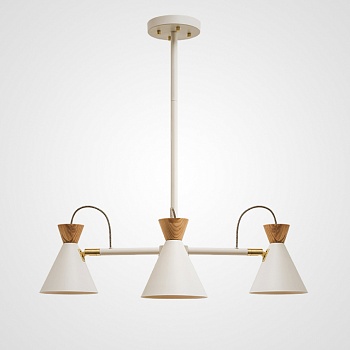 Люстра на штанге SINDRE D75 White by ImperiumLoft