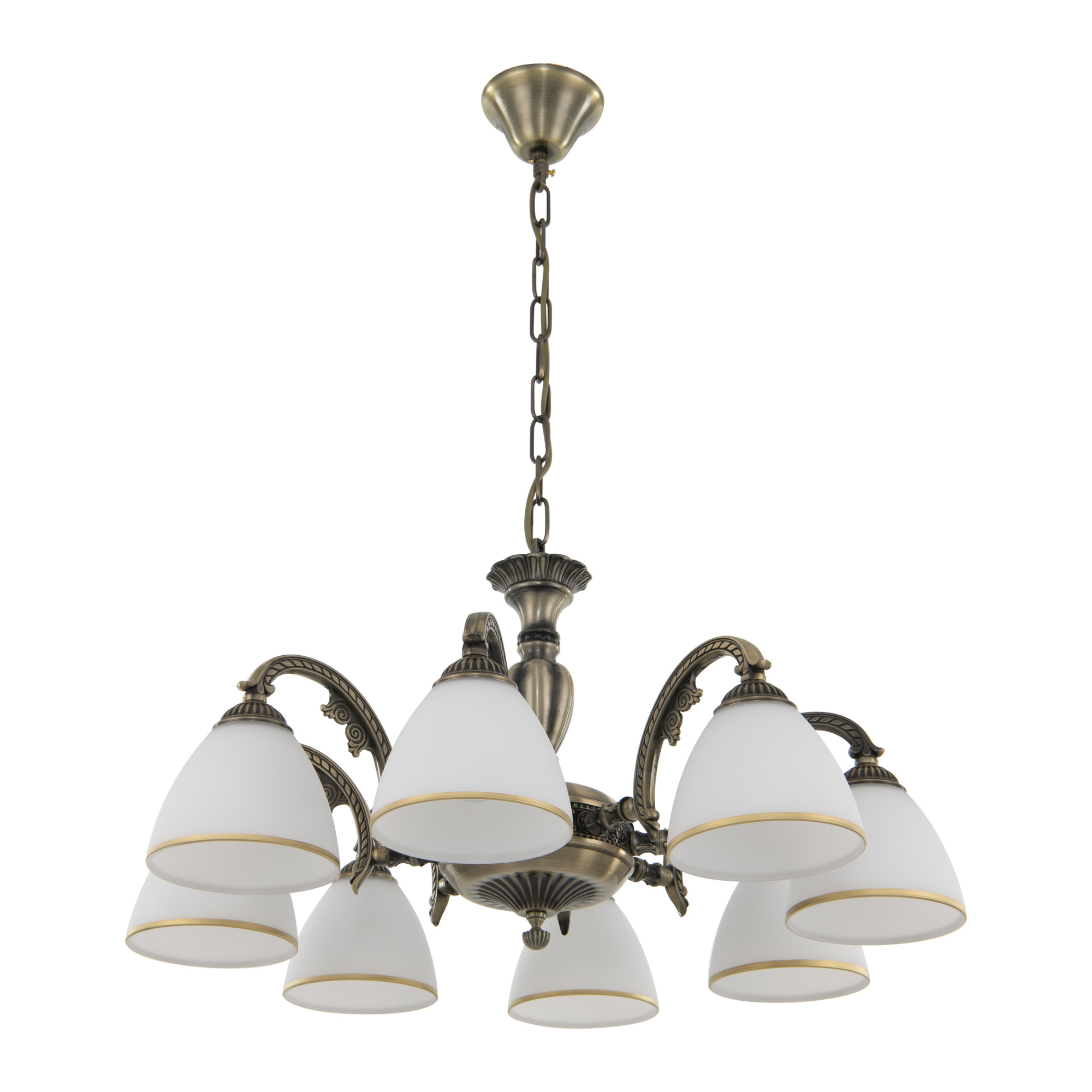 Люстра с плафонами 340837/8 AB Arte Milano