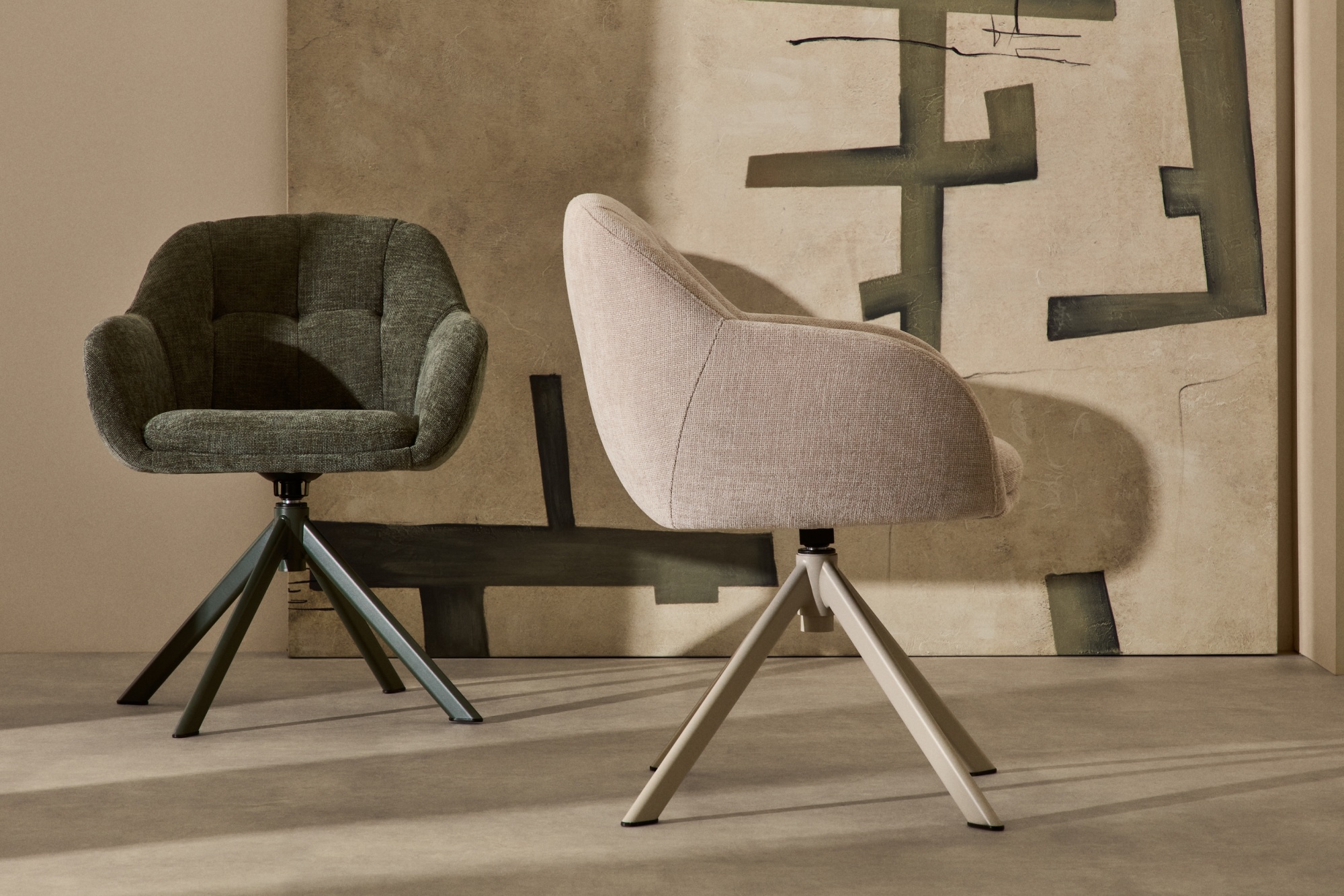 Fida Зеленый абстрактный холст 180 x 140 см La Forma (ex Julia Grup)