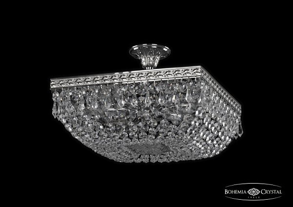 Люстра на штанге Bohemia Ivele Crystal 19012/35IV Ni
