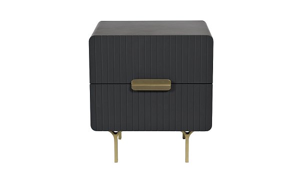 Тумбочка серая Garda Decor 40AD-CB0005A