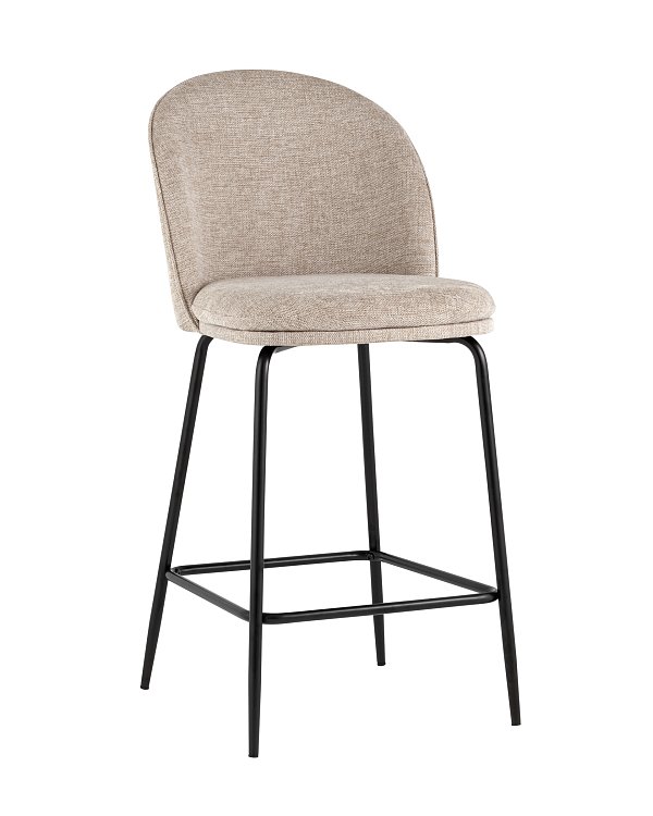 Стул полубарный Echo бежевый Stool Group