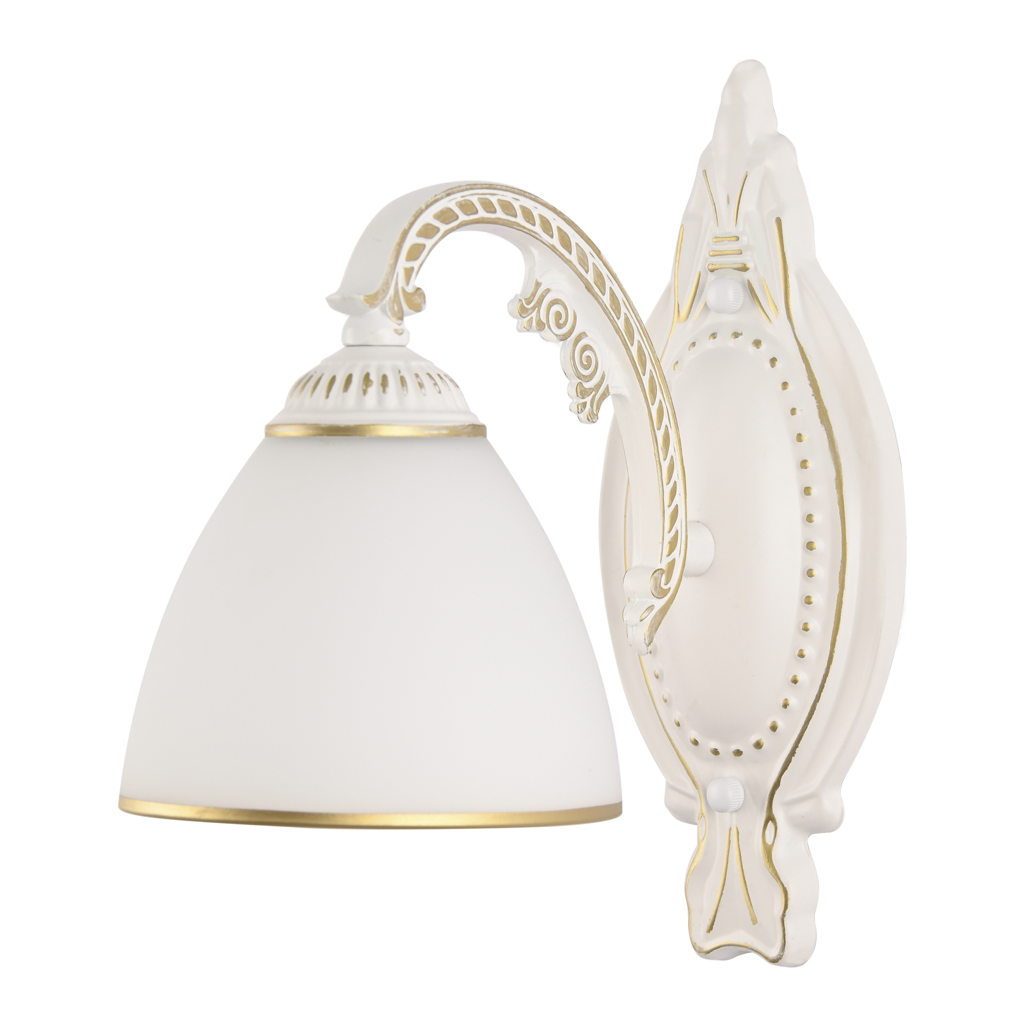 Бра с плафонами 340837/1W WT+G Arte Milano