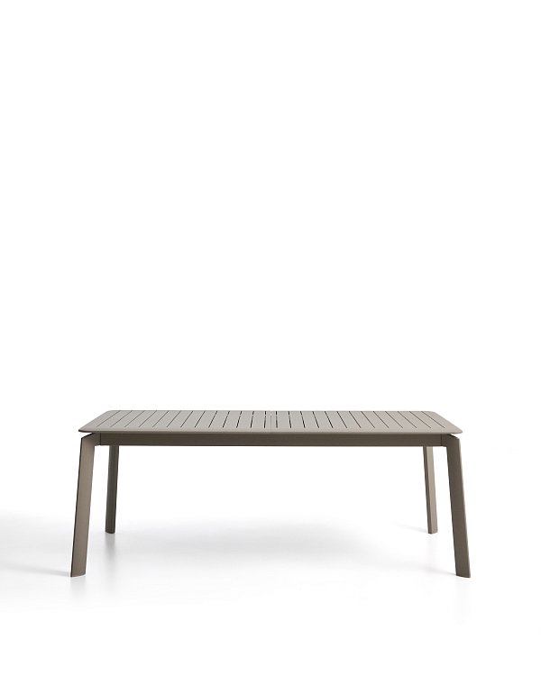 Раздвижной уличный стол Brela из алюминия цвета taupe 205(287) x 100 см La Forma 482582
