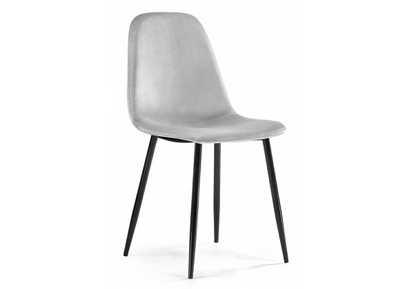 Стул Woodville Lilu light grey / black 15119