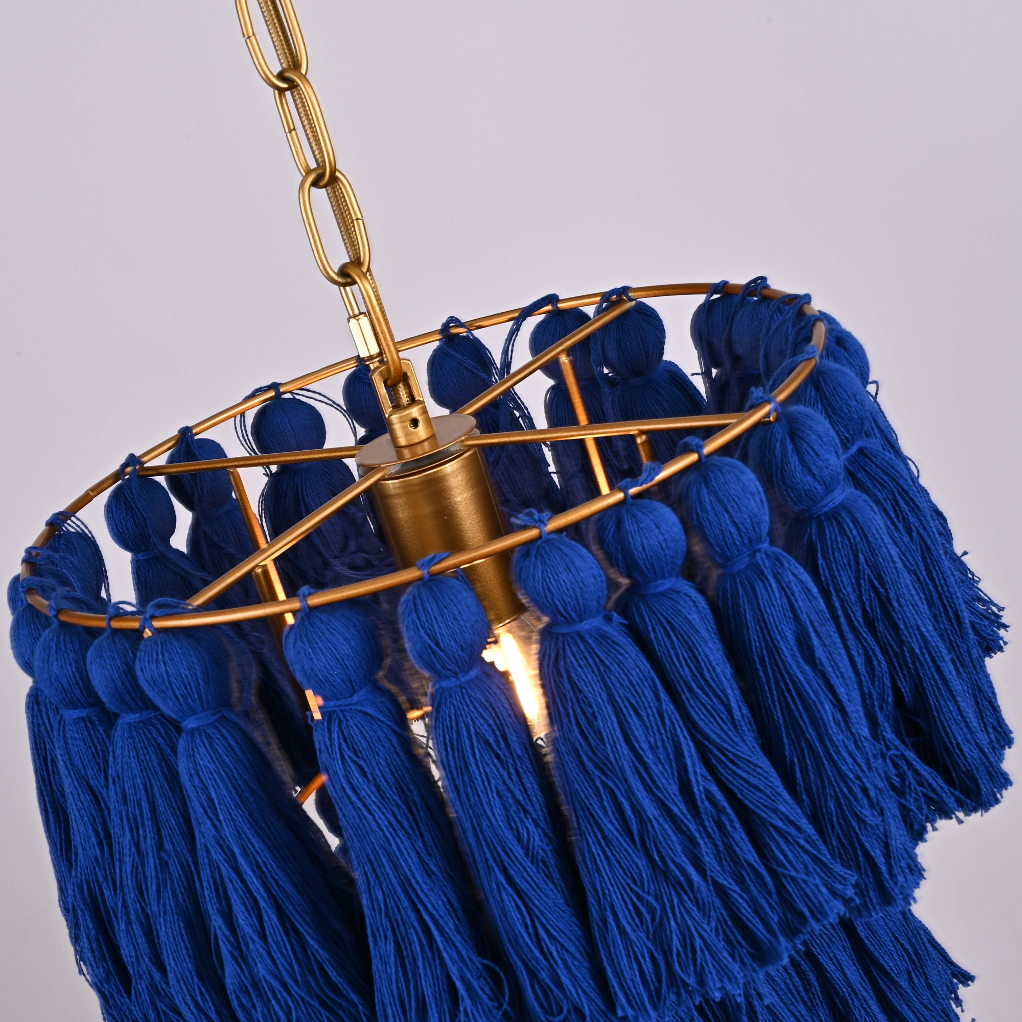 Подвесной светильник TASSEL Синий Градиент by ImperiumLoft