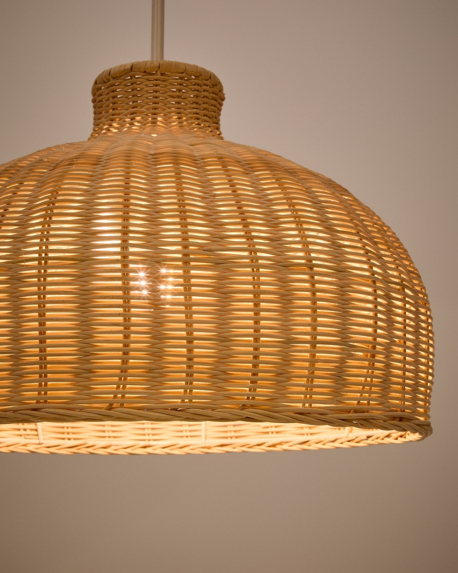 Ennia Абажур из ротанга со светлой отделкой Ø38 см La Forma (ex Julia Grup)