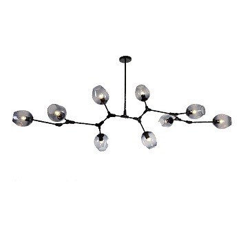 Люстра Адель Branching Bubble Chandelier L9 Black Amber by ImperiumLoft