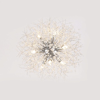 Подвесная люстра ROSALIA D50 Chrome by ImperiumLoft