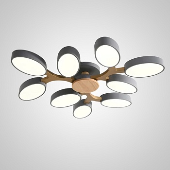 Потолочная люстра INGALIS L94 Gray by ImperiumLoft