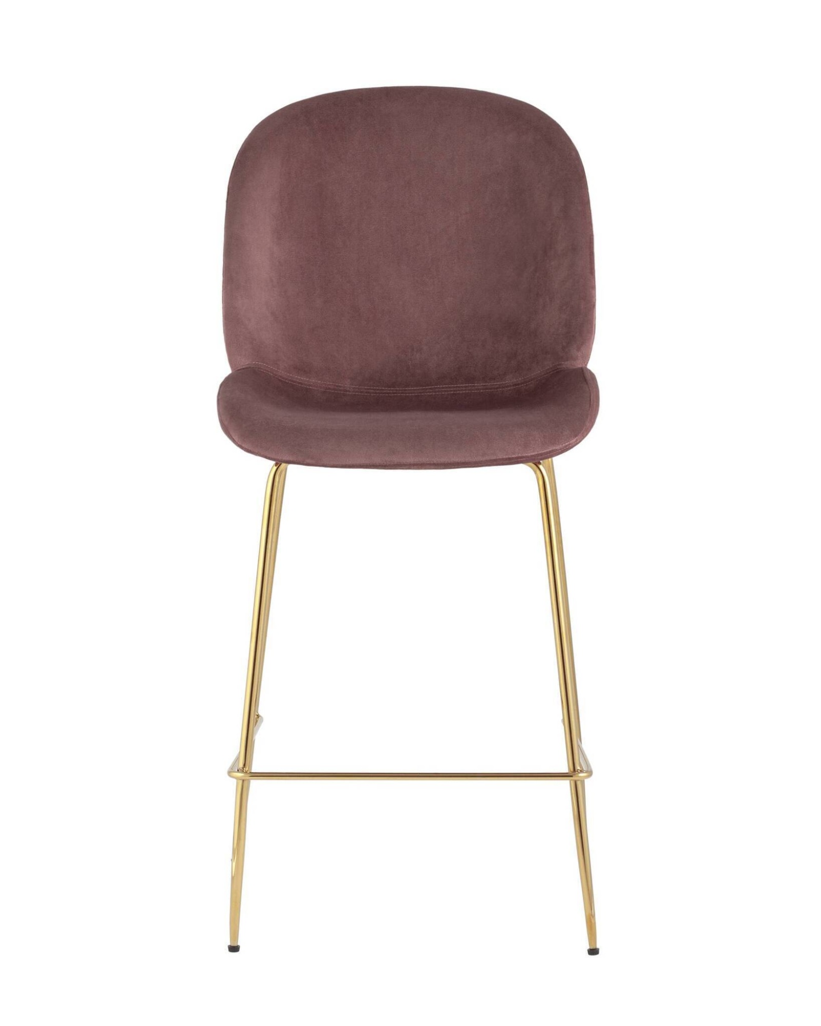 Стул полубарный Beetle со спинкой темно-розовый Stool Group
