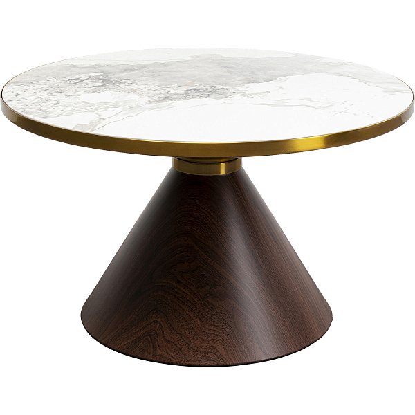 Стол кофейный Cono Marble Ø70 см KARE 87807
