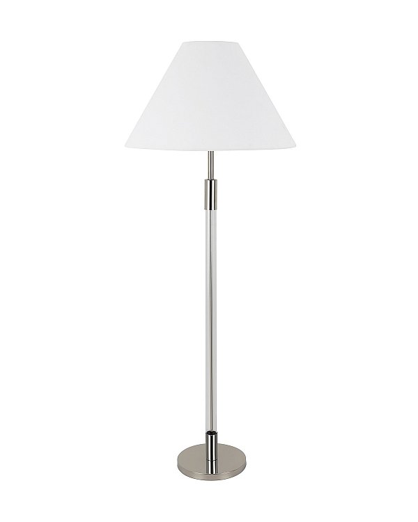 Серебристая напольная лампа Люцита Louvre Home P2591FA