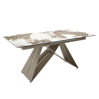 Раздвижной обеденный стол 1114/MC2207DT из мраморной керамики Angel Cerda