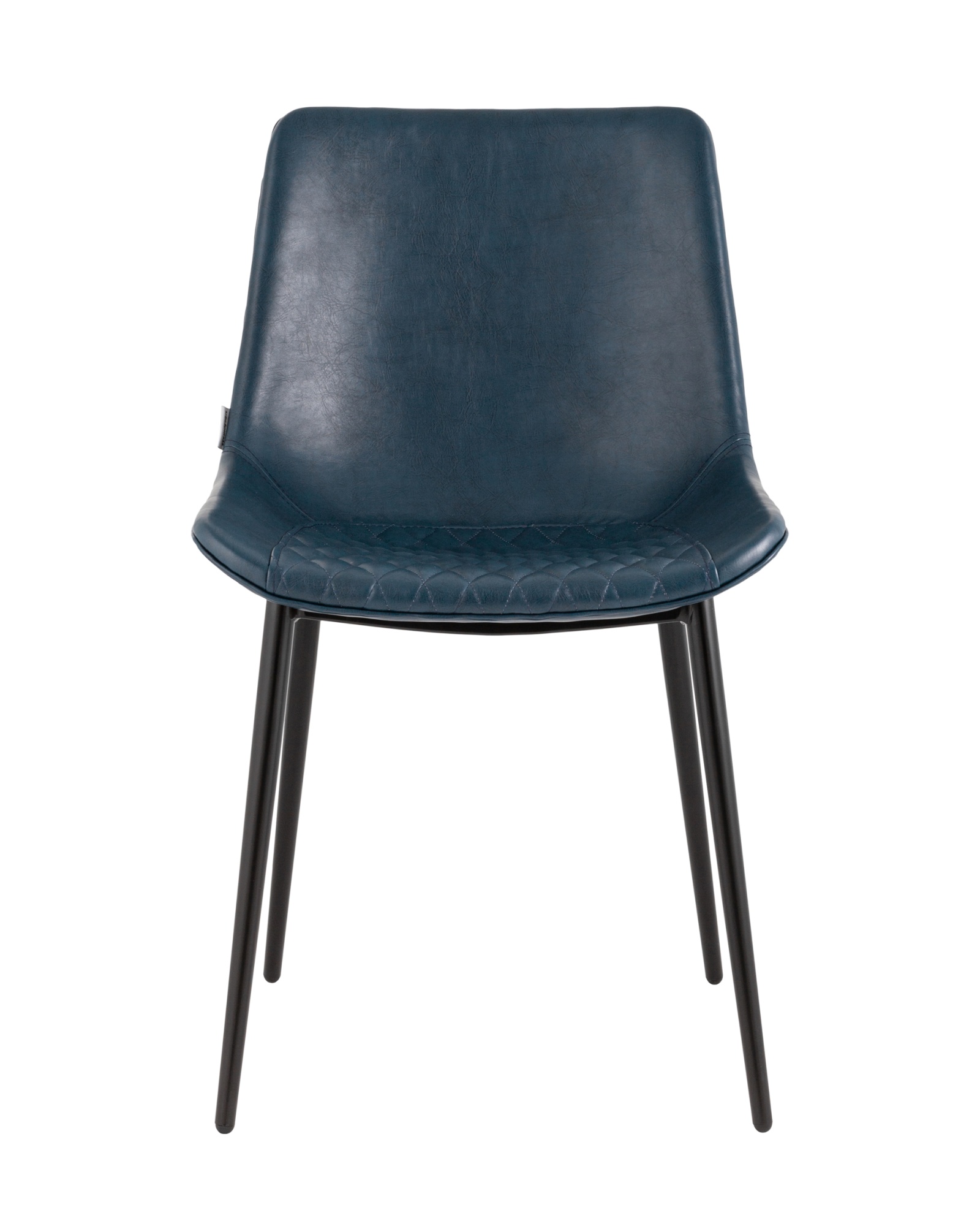 Стул Деймон экокожа тёмно-синий Stool Group