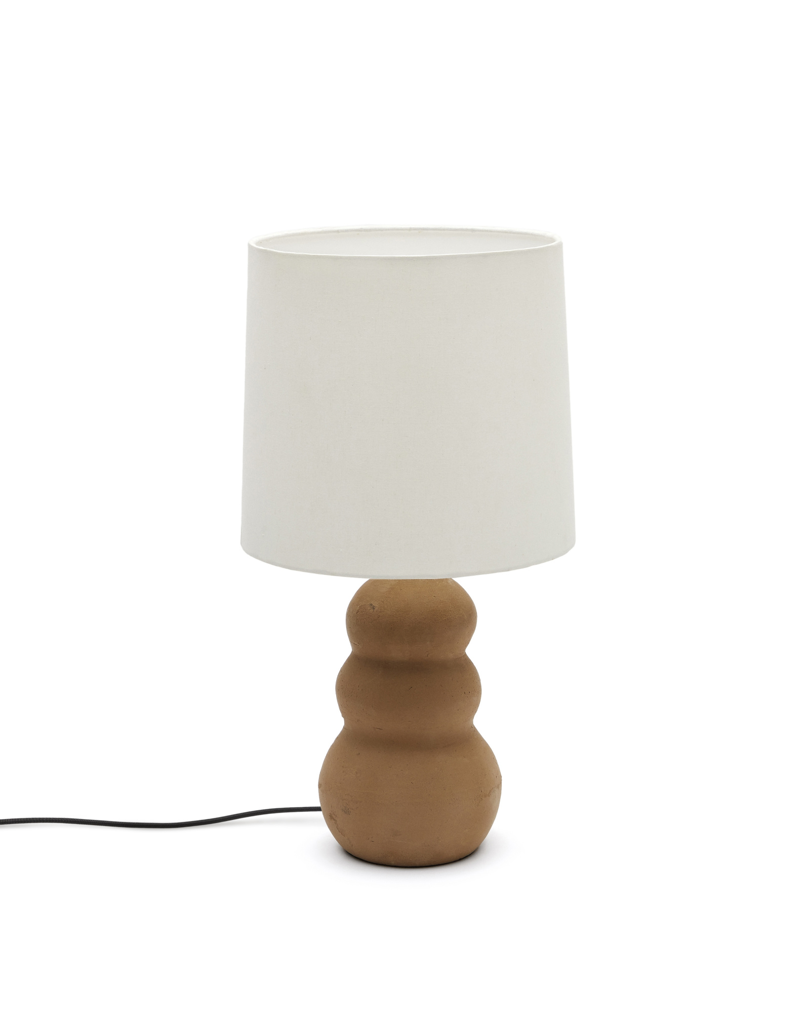 Madsen Настольная лампа терракотовая с белым абажуром La Forma 178162