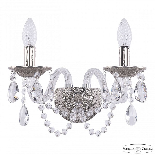 Бра хрустальные 16202B/2/141 Ni Bohemia Ivele Crystal