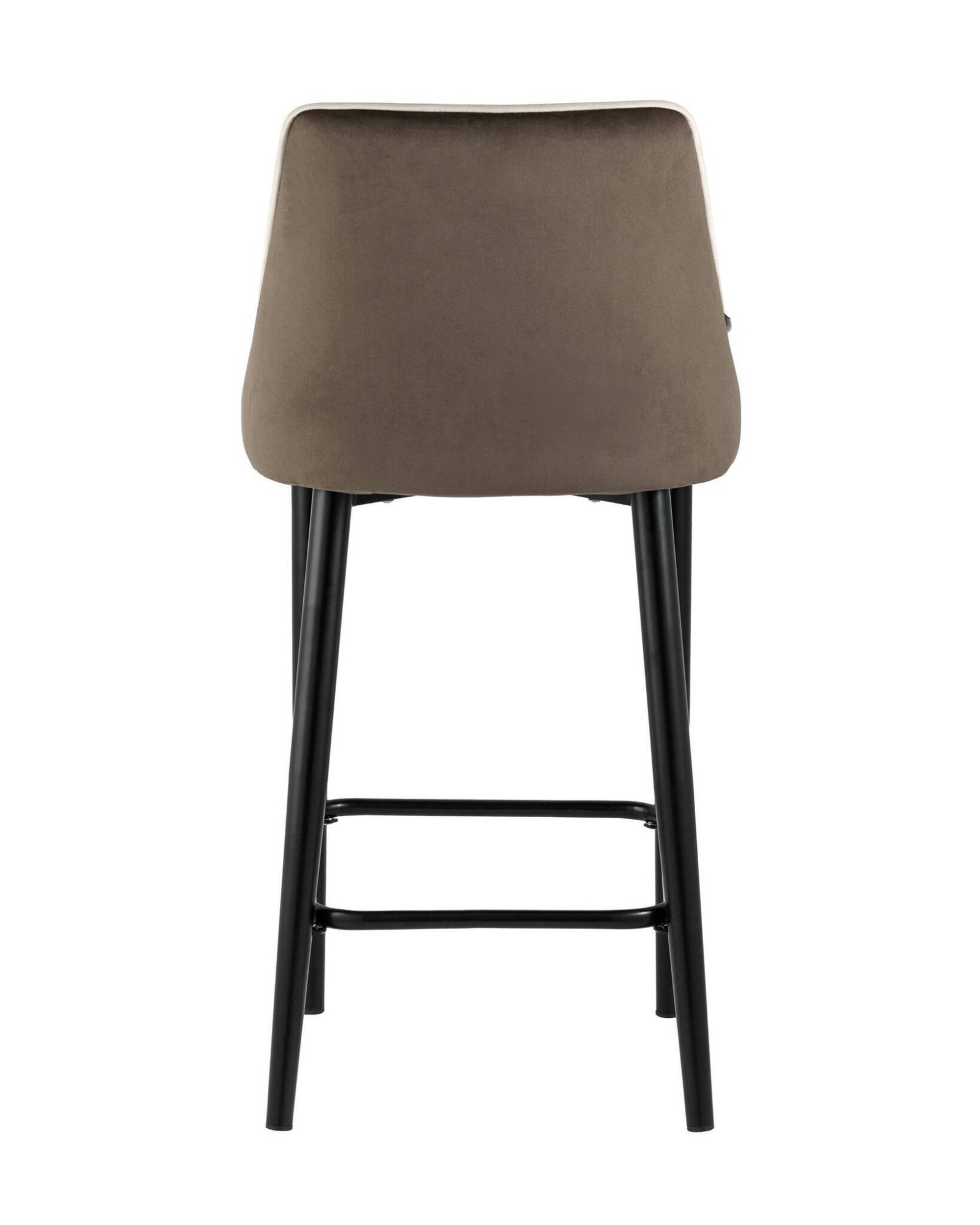 Стул полубарный Коби велюр коричневый Stool Group