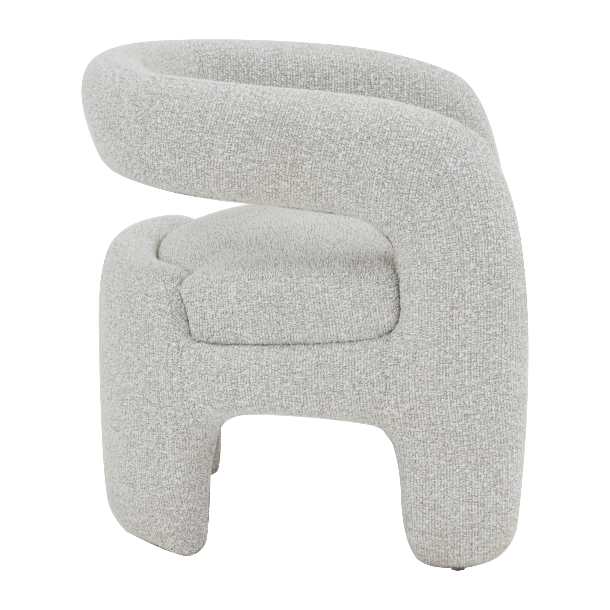 Кресло лаунж Bones жемчужный Stool Group