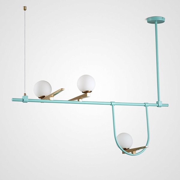 Подвесной светильник BIRD-LINE Голубой by ImperiumLoft