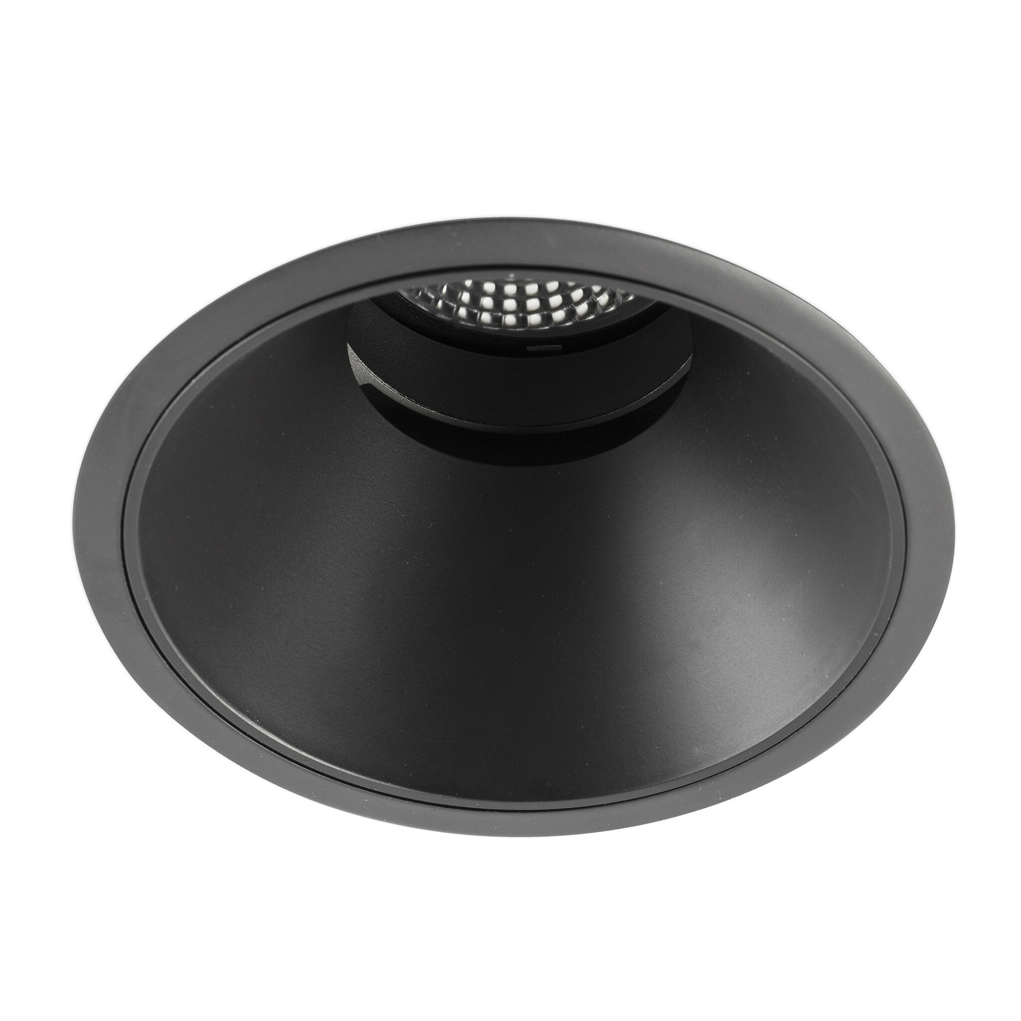 Встраиваемый светильник DEEP 90 R черный 60° 2700K CRI95 HONEYCOMB Faro