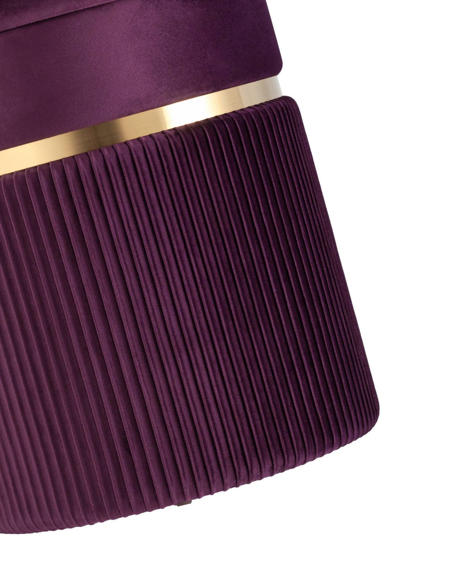 Пуф Миранда с ящиком велюр сливовый Stool Group