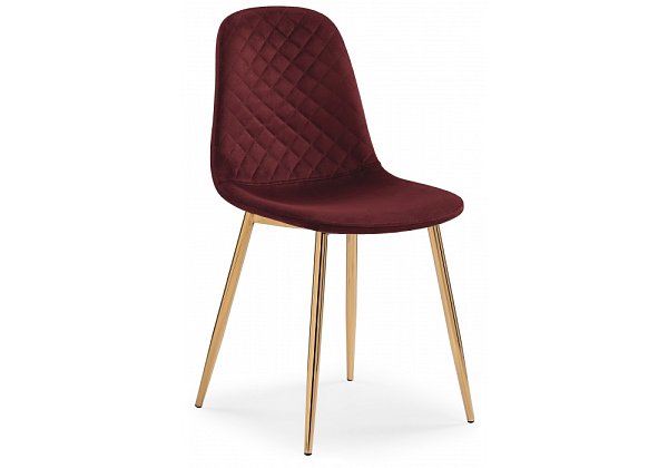 Стул Woodville Dabl wine red / gold 15293