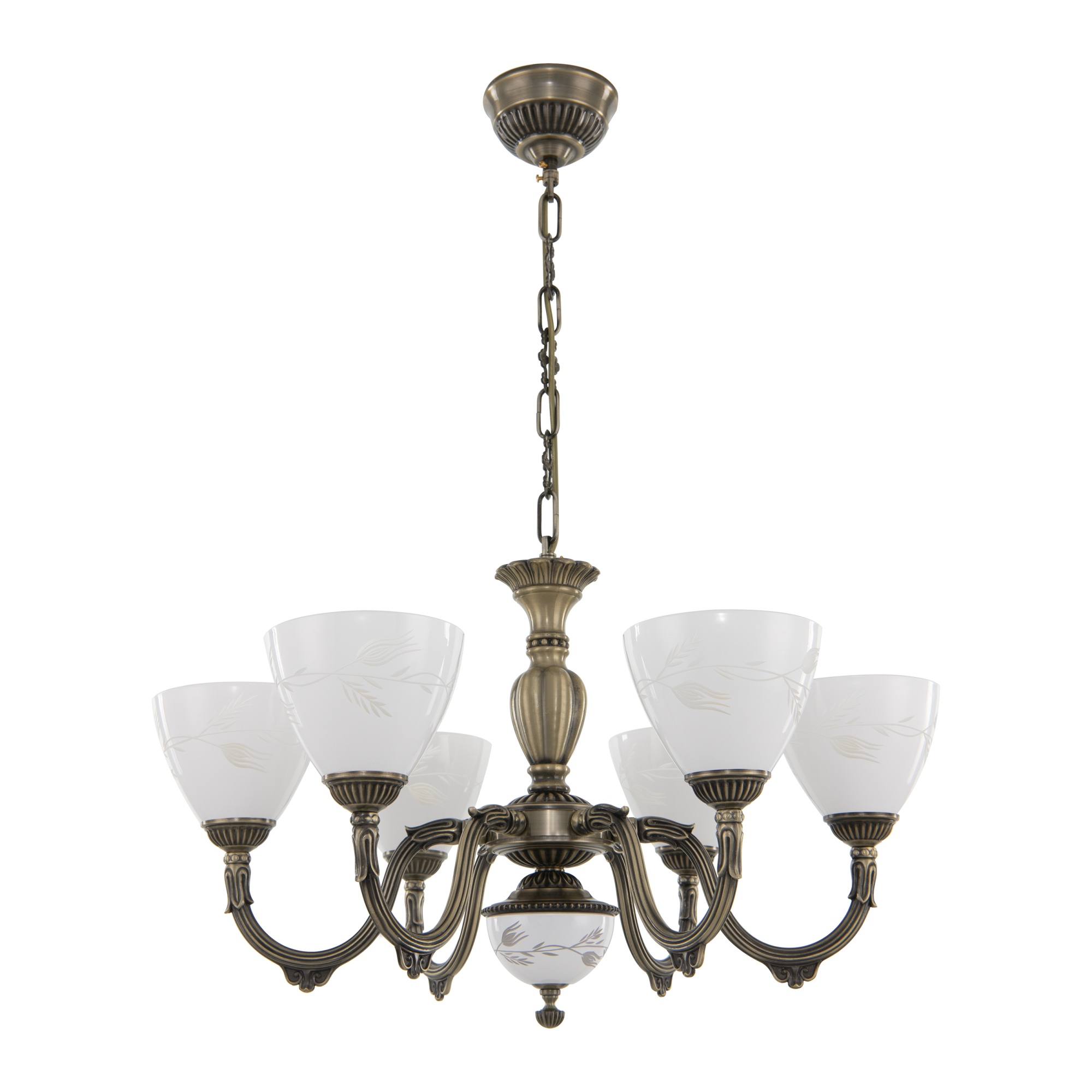 Люстра с плафонами 347837/6 AB Arte Milano